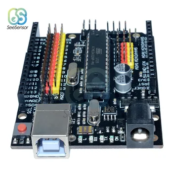 Pre Arduino UNO PLUS R3 Senzor, I/O Shield Atmega328P Atmega16U2 Rozšírenie Multifunkčného Microcontroller Development Board