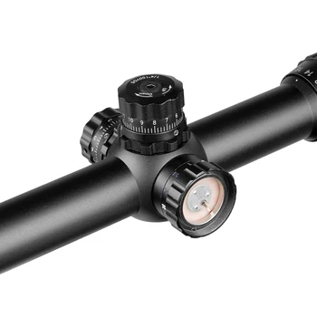 LEAPERS 6-24X50 Riflescope Taktické Optické Puška Rozsah Červená Zelená Modrá Bodka Viditeľnosti Osvetlené Retical Pohľad Na Lov Ak 47