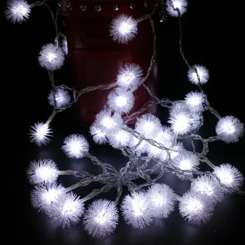 YIYANG LED snehová guľa String Svetlá 10M 100 Snehové Vločky, Vianočné Svetlo Dovolenku Svadobné Party Dekorácie Svietidiel, 110V 220V NÁS EÚ