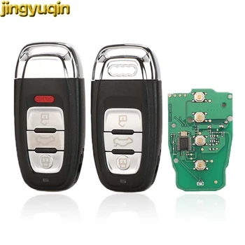 Jingyuqin Smart Remote Tlačidlo 315/433/868MHZ 8T0 959 754C pre Audi Q5 A4L A5 A6 A7 A8 RS4 RS5 S4 S5 3/4 Tlačidlo Keyless