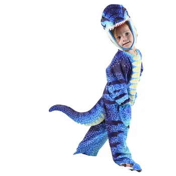 Malý Chlapec Triceratops Halloween Kostým T-Rex, Cosplay Kostýmy Dinosaura Jumpsuit Maškarné Kostýmy pre Deti Vianočné Oblečenie