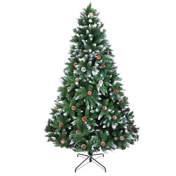 Vianočný Stromček 6/7 METROV 1350 Pobočky Hrnú Sprej Biely Strom Plus Borovicová Šiška Vianočné Dekorácie Domova