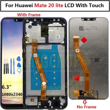 Pre Huawei mate 20 lite LCD s rám Displeja Dotykový Displej Digitalizátorom. Montáž Nahradenie mate 20lite pre Huawei lite mate20