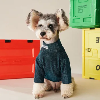 Psie oblečenie na jeseň nové Teddy bielizeň, Bradáče Pomeranian VIP Corgi úsek dna tričko malý pes pet oblečenie