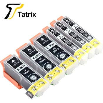 Tatrix Black Kompatibilné Atramentové Kazety 26XL T2621 T2631 Pre Epson XP-510 XP-605 XP-610 XP-615 XP-700 XP-710 XP-800 XP-810 tlačiareň
