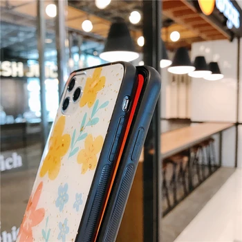 Nové Instagram Silikónové puzdro Pre iPhone 11 12 Mini Pro Xs Max SE XR X 6 6 7 8 Plus Lesk Namaľoval Karikatúry Kvet Mäkké TPU Kryt