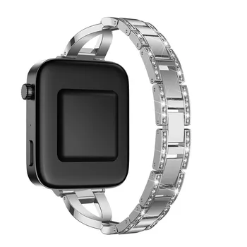 18 mm Pre Xiao MI Smart hodinky Kovový pásik na zápästie Nahradenie watchband Pre Mi smart hodinky GPS, NFC Fitness Drahokamu náramok
