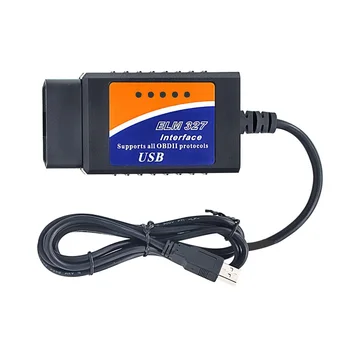 ELM327 USB HW V1.5 OBD2 Diagnostický Nástroj ELM 327 V1.5 OBDII Auto Diagnostické Rozhranie Skenera ELM-327 OBD 2 Podpora Multi-jazyk