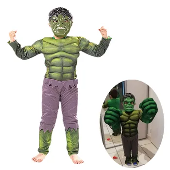 Deti Hulk Super Hrdina Svalov Cosplay Kostým Deti Halloween Fantasy Päsť Príslušenstvo Strana Dodávky
