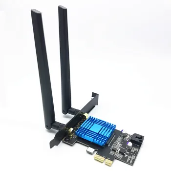 Dual band PCI-E 1X Adaptér 867Mbps 802.11 ac 2.4 G/5G Bluetooth 4.1 Chipest Vrah 1535 Wifi Karta AMD doska
