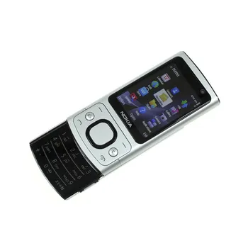 Nokia 6700 Slide Telefón 6700S Fotoaparát 5.0 MP, Bluetooth, Java Odomknutý a Používať Mobilný Telefón