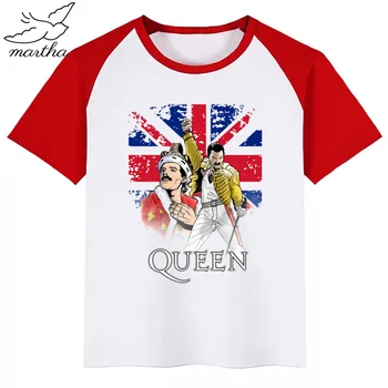 Kráľovná Kapely Freddie Mercury, Baby, Dievčatá Tshirt Chlapec Leto-Krátke Rukávy Bežné T-shirts Deti detské Módne Topy Dievča
