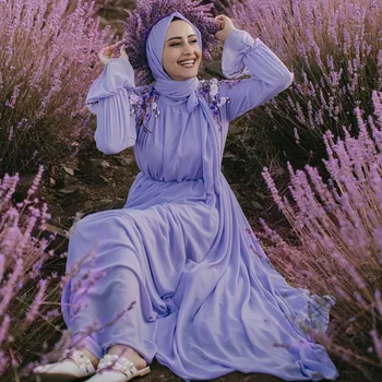 Abaya Turecko Hidžáb Moslimské Oblečenie Žien Kaftan Kaftane Marocain Islamské Oblečenie Dubaj Abayas Ramadánu Šaty Islam Župan Musulman