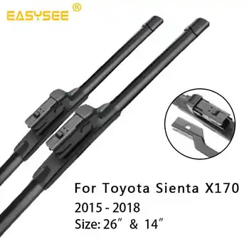 Čelné sklo stieračov pre Toyota Sienta XP80 XP170 Fit Hák / Zatlačte Tlačidlo Zbraní modelový Rok od roku 2003 do roku 2016 2017 2018 2019