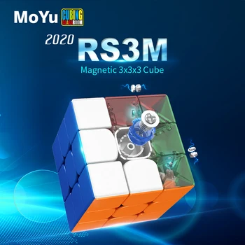 Moyu RS3M 2020 Magnetické Magic Cube RS3M 3*3 Magic Puzzle Magnetické Cube 3x3x3 Stickerless Hračky pre Deti,