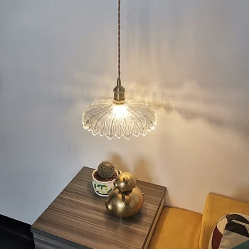 Nordic sklenený prívesok svetlá jednoduché spálňa, nočné lampy, jedáleň uličkou osvetlenie shop komerčné osvetlenie