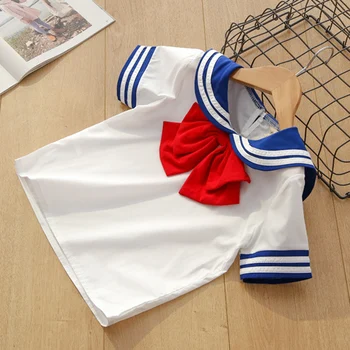 90-130 cm Deti Chlapci Dievčatá Sailor Moon Cosplay Kostýmy Japonský Štýl Kawaii Roztomilý Základnej Školy Jednotný Zbor Tanečné Oblečenie