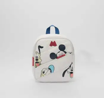 Disney Minnie Mouse Detí taška Karikatúry detský batoh Mickey Mouse Batoh Školský batoh pre Chlapcov Dievča