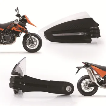 Riadidlá Motocykla Strane Chránič S Led Svetlom Handguards Led Strane Stráže Univerzálne Ručné Kryty Motora Príslušenstvo Čierna