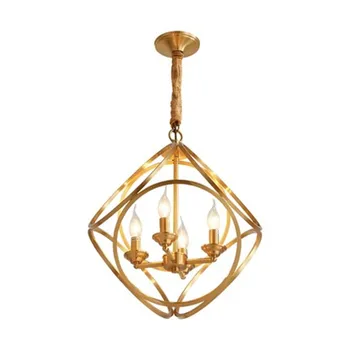Luxusné LED Medi Lampy, Lustre, Spálne, Obývacia izba Bar Retro Zlatý Luster s Reťazca Domov Svetlá lampara candelabro