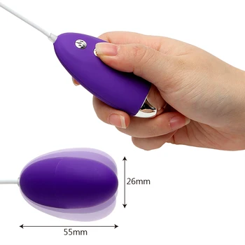 IKOKY Multispeed Vibračné Vajíčko Silný Dospelých Produkt Elektrické Vibrátory Sexuálne Hračky pre Ženy, Ženská Masturbácia 12 Frekvencia