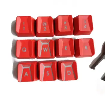 11 tlačidlá Podsvietený Keycap pre logitech Romer-G Prepínač G910 G810 G413 Gpro G512 Mechanické Klávesnice Keycap