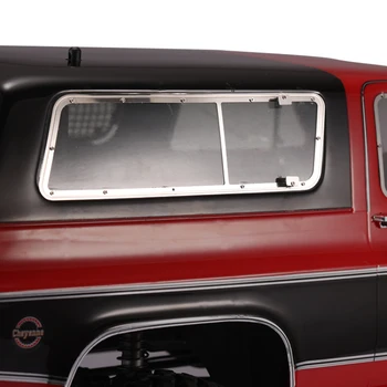 Okno dekoratívne kovový rám okna na 1/10 RC Crawler Auto Traxxas TRX4 Chevrolet K5 Sako