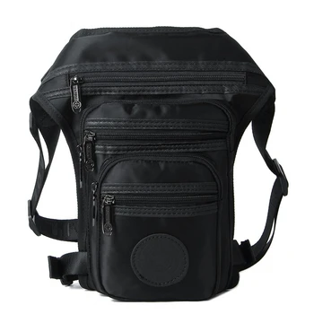 Nové módne vodeodolného nylonu pás pack mužov bežné cestovné pás taška nohu taška vojenské stehna taška kvality fanny pack
