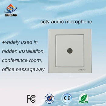 SIZHENG CHALUPA-C6 CCTV audio citlivý mikrofón -38dB zvuk vyzdvihnutie na triede security solution