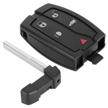 4-tlačidlo Auto Diaľkové Smart Key Prípade Fob Shell Remote Control Blade Auto Náhradné príveskom Prípade na Land Rover Freelander 2