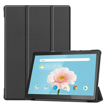 Kniha Flip Cover obal pre Kartu Lenovo M10 TB-X605F TB-X605L TB-X505F 10.1 palcový Tablet s Stand + dotykové Pero s Pen