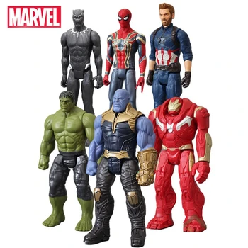 Hasbro 30 cm Marvel Avengers Hračka Tinos Hulk Nemesis Spiderman Iron Man, Kapitán Amerika, Thor Thor Thor Vlk ol Leopard Socha Bábika