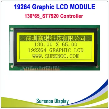 19264 192*64 Grafické Matice Paralelných LCD Modul Displeja LCM build-in ST7920 Radič Podporu Sériové SPI