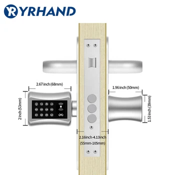 Smart Lock DIY keyless dvojité výmena valca zámok TT zámok aplikácie, WiFi euro valec smart zámky