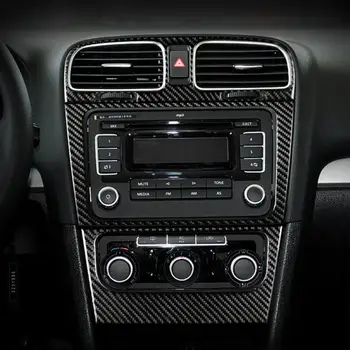 80% HOT PREDAJ！！！Auto Centrálne Ovládanie Klimatizácie Rám Nálepka pre VW Golf 6 R MK6 08-12