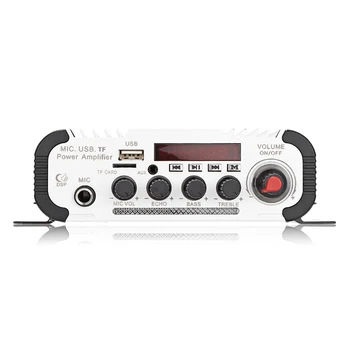 Kentiger Hy - V11 Bluetooth Zosilňovač, 2-Kanál, Super Bass o Zosilňovač S Diaľkovým ovládačom Tf Usb, Fm 85 db Mp3 Fm Rádio