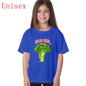 2020 summerchildren Brokolica Hugger Tlač chlapci T-Shirt Grafické Tees Letné Módy krátke Jednoduché dievča o krku Tričko