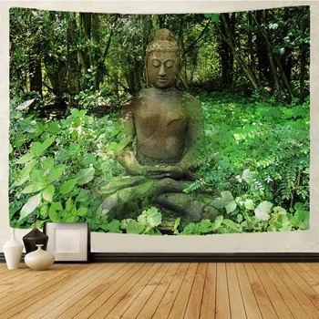 Indický Buddha meditácie Buddha gobelín sedem čakier nástenné gobelíny Mandala gobelín stenu handričkou psychedelic Jogy deka Bohemi