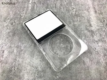 Knotolus priehľadný priehľadný plastový prednej modularitou bývanie prípade kryt plášťa s objektív pre iPod 5. generácie video 30gb 60gb 80gb