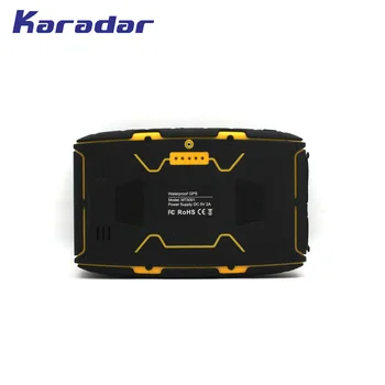 KARADAR 5 palcový Nepremokavé motocyklovej GPS Navigácie s bluetooth4.0 FM WIFI AV-V IPS 854*480 odpor displej RAM 1GB