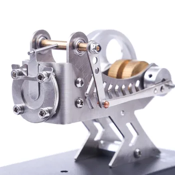 All-metal Vákuové Stirling Motor DIY Hot Plynovej Turbíny Kmeňových Parný rušeň Model Nastaviť Skoro Modelu Vzdelávania Hračky Pre Deti,