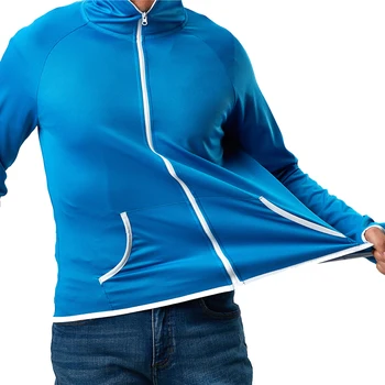 Nové Praktické Rybárske Tričko Tech Hydrofóbne Ice Hodváb Cool Oblečenie UV Ochrana proti Slnku Rýchle Suché Hoodie Tenká Bunda Mužov Oblečenie