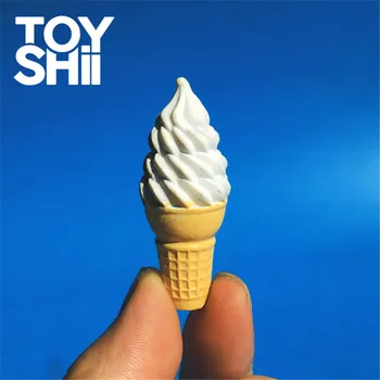 24piece 4cm umelé ice cream zber údaje hračky ľad-krém DIY materiálov hračky