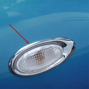 Pre Mazda 6 2006-2013 ABS Chrome Telo strane zase signál Dekoratívne rám Anti-scratch ochranu dekorácie Auta styling