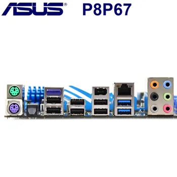 LGA 1155 DDR3 ASUS P8P67 Doske Core i7/Core i5/Core i3 32GB PCI-E 2.0 USB3.0 1155 P8P67 Intel P67 Pôvodná Používané Doske