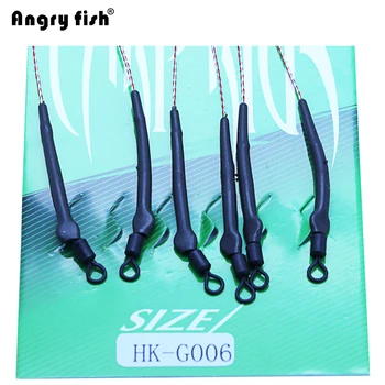 Angryfish Hot 1pack 6pcs Kapor Rybársky Háčik Odkaz Potiahnuté Hák Odkaz Pripravený Viazanej HK-G006