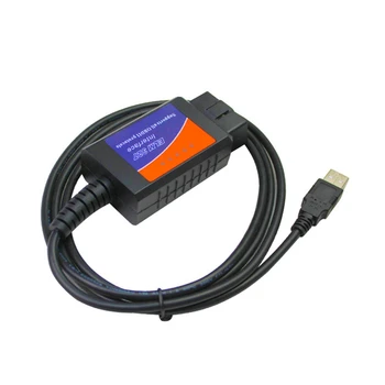 ELM327 USB Kábel Plastové V1.5 OBD/OBDII Diagnostický Rozhranie ELM 327 Auto Auto OBD2 Code Reader Skener Podporuje Všetky Protokoly
