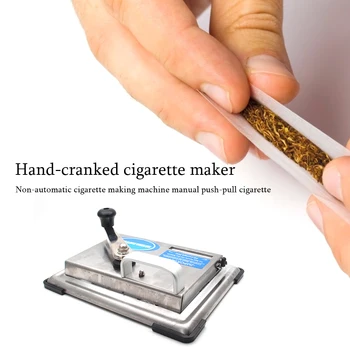 Stolový Príručka Cigariet Valcovacie Stroje, Z Nehrdzavejúcej Ocele, Ručné Kľuky Tabaku Navi Maker Cigariet Injektor Fajčenie Nástroj