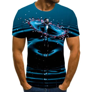 2020 Nové Letné Bežné Men 's Odevy Krátky Rukáv 3d Tlač Streatwear Tričko Grafické T Košele Muži T-shirt Tričko Tee XXS-6XL
