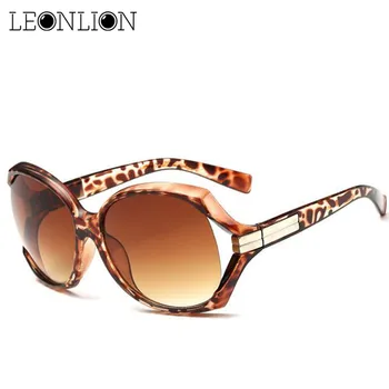 LeonLion 2021 Gradient Klasické Dámske slnečné Okuliare Ženy Značky Dizajnér Vintage Nadmerné Slnečné Okuliare UV400 Oculos De Sol Feminino